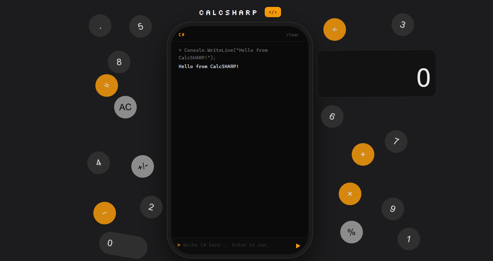 CalcSHARP Project Image